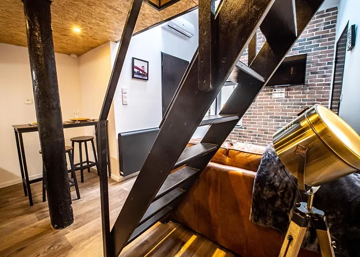 아파트 Le Petit Macaron Industriel Hyper Centre 5min Place Stan Insolites